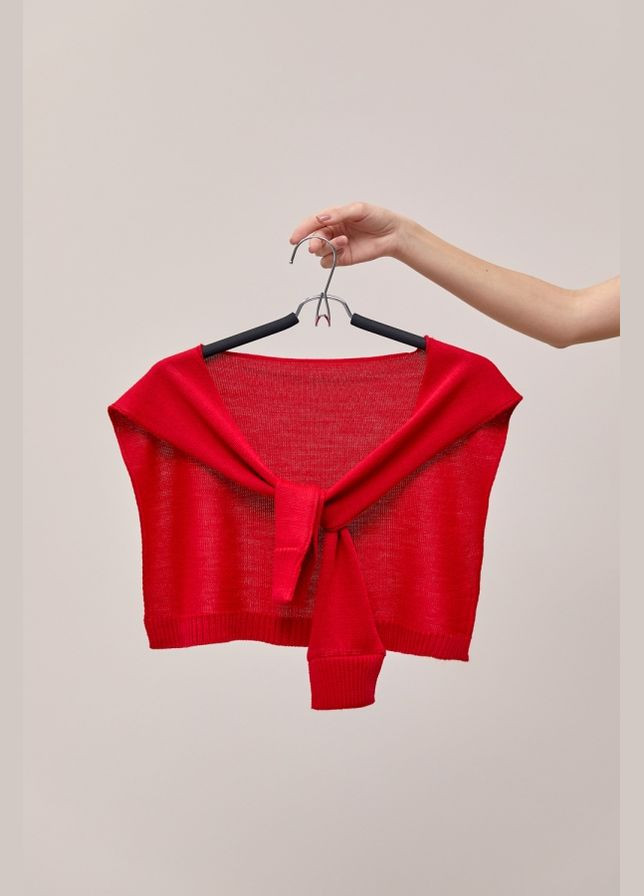 Накидка из нежной пряжи с включением вискозы (2837) Triko Bakh (334710283)