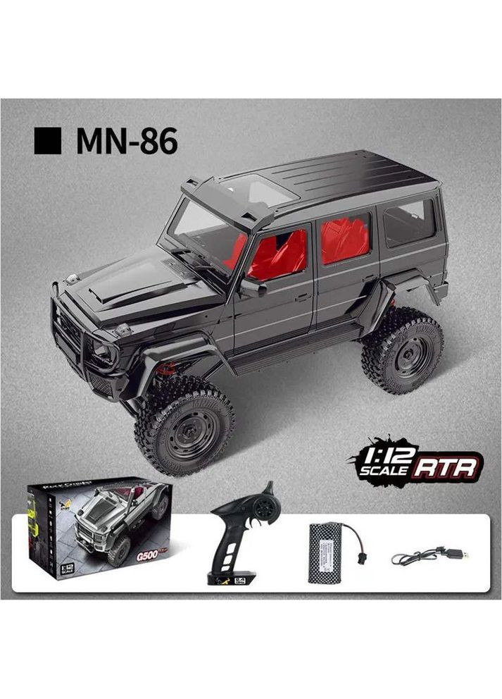 Машинка на радиоуправлении MN86 G500 1/12 RTR 4WD 86 (black) MN Model (337508329)