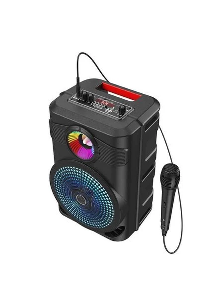 Портативная колонка BS46 чемодан 10Вт, USB, SD, FM радио, Bluetooth, 1 микрофон, ДУ (41915-BS46_3414) XPRO (393252585)