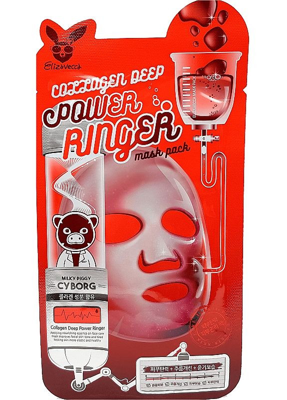 Маска коллагеновая Face Care Collagen Deep Power 23ml (2-695928) Elizavecca (369790446)