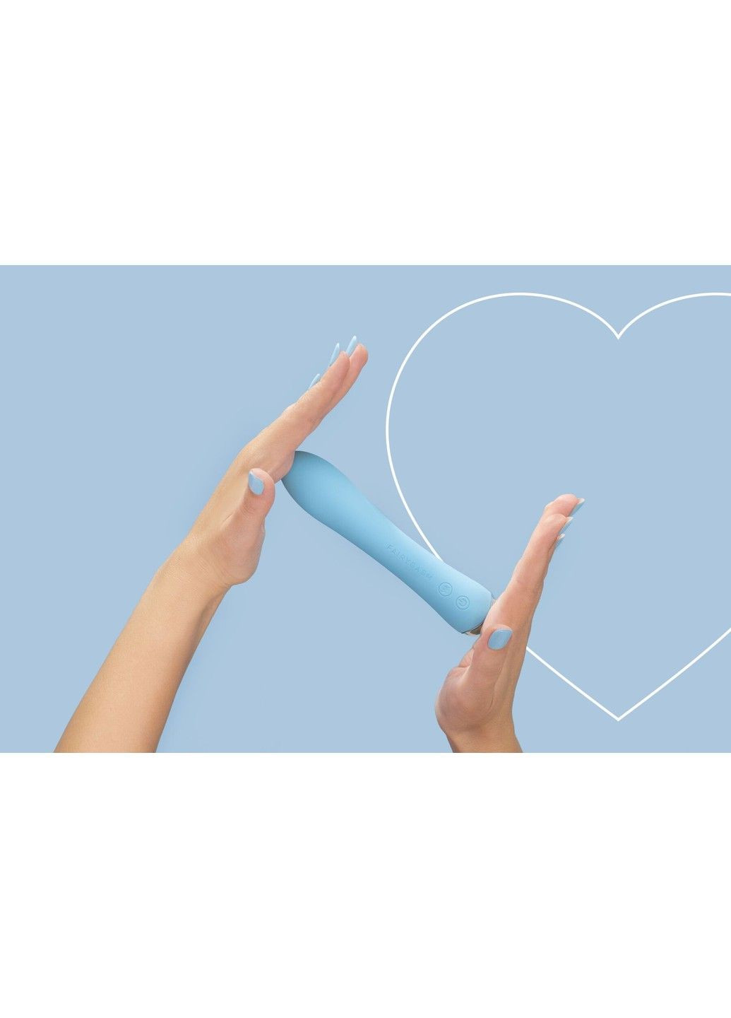 Вибратор с подогревом FairyGasm WowGenie blue, подогрев до 42 °C Satisfyer (315498070)