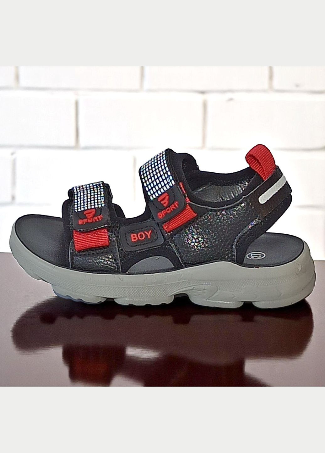 Відкриті спортивні босоніжки сандалії на липуучках для хлопчика Boyang (333832181)