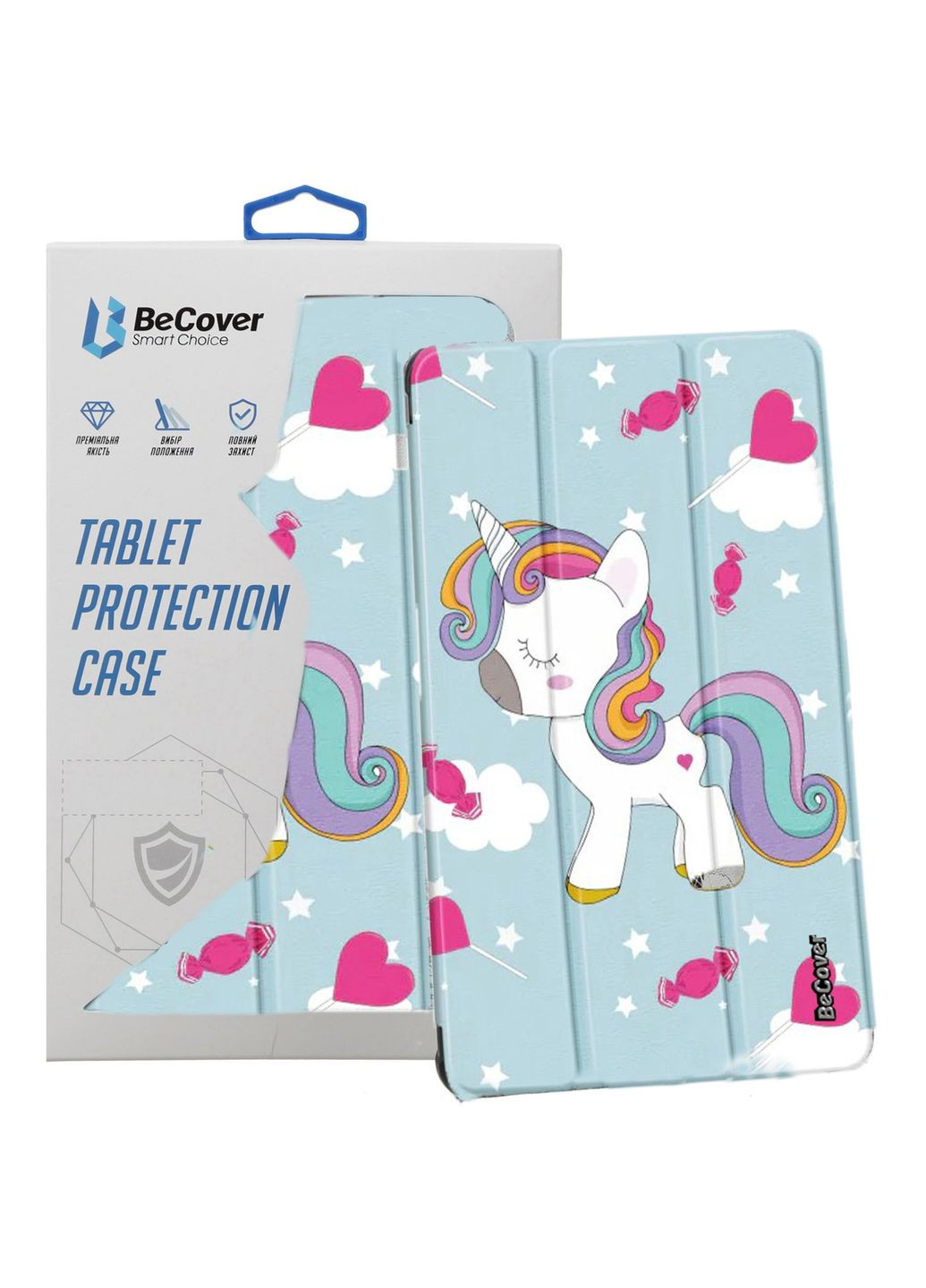 Чохол-книжка Flexible TPU Mate для Samsung Galaxy Tab S6 Lite 10.4 SM-P620/SM-P625/SM-P627 Unicorn (712521) BeCover (341488749)