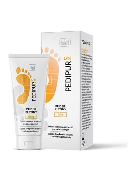 Надмірна пітливість стоп і рук, Pedipur Deo S, 200 мг 60 г Herbapol (368851029)