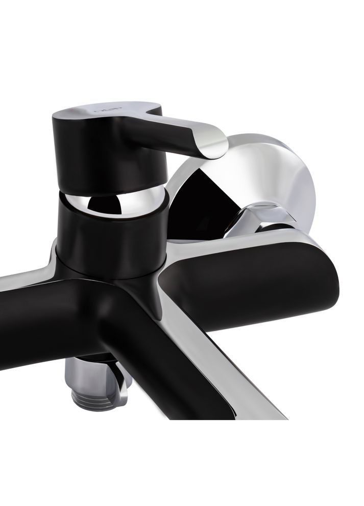 Смеситель для ванны Grand (c душевым гарнитуром) QTGRABCR006 Chrome/Black Qtap 006 (346492463)