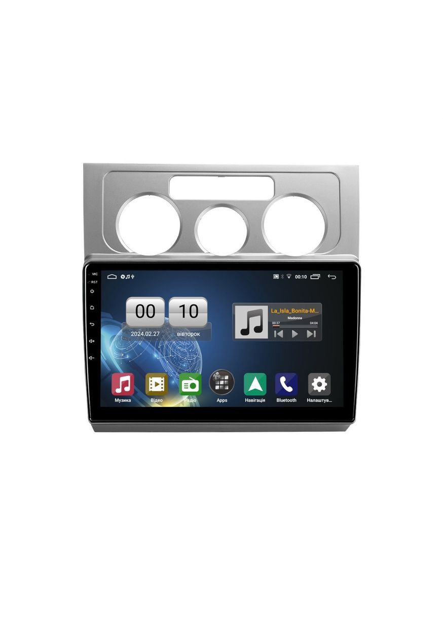 Штатна магнітола серії Q1 під Volkswagen Touran 1 2003-2010 (F1) (W2) 10 дюймів QIV (369444999)