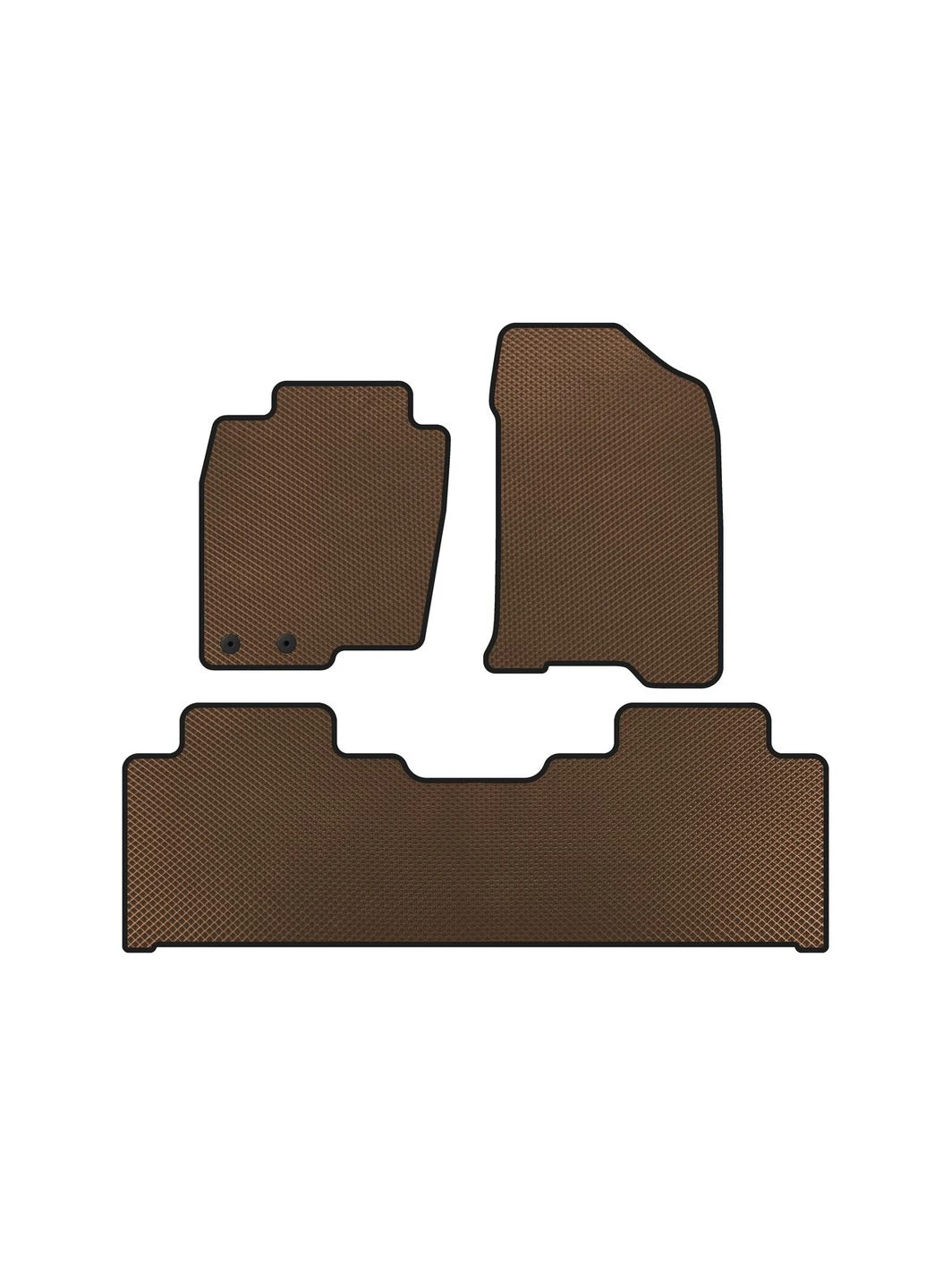 Коврики EVA V1 (Коричневые) для Nissan /NP300 2016- гг Digital Designs Navara (389265888)