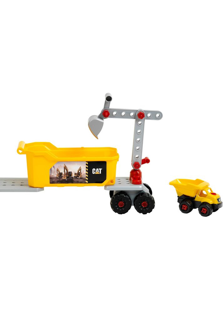 Игровой набор Cat Грузовик 4 в 1 с экскаватором и самосвалом (3252) Klein (370033416)