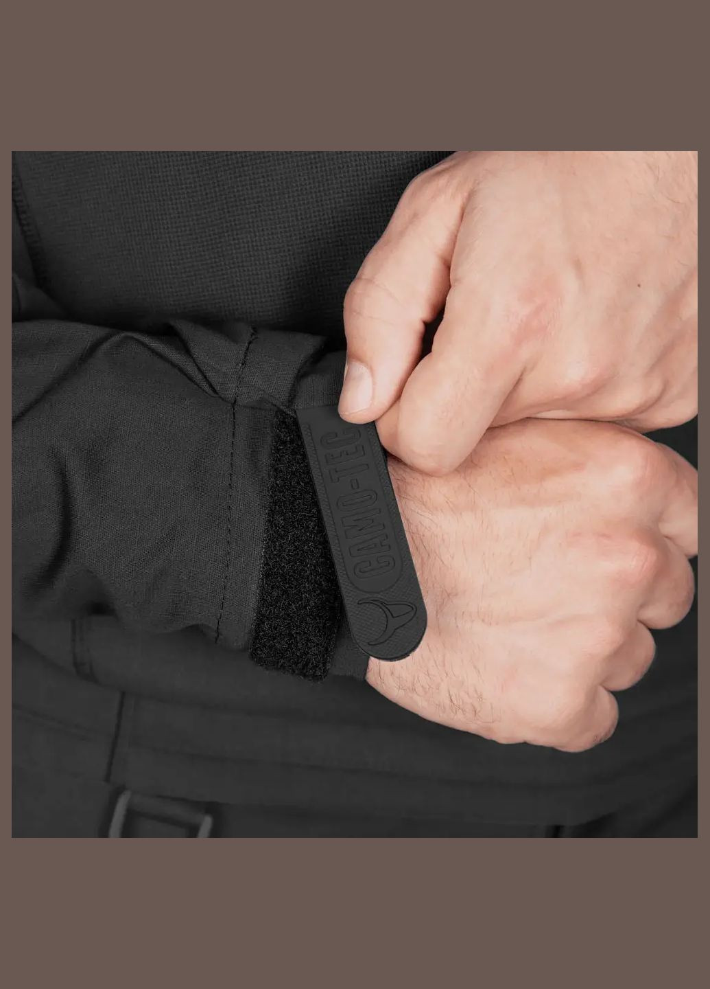 Черная тактическая рубашка cg blitz 2.0 Camotec