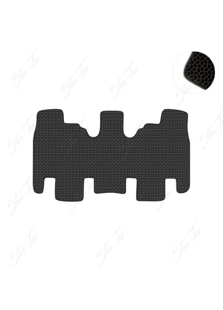 Килимки на 3-й рядок на Nissan Pathfinder III (R51) (2005 - 2014) EVA/Крапля + Чорний Star-Tex (385017294)