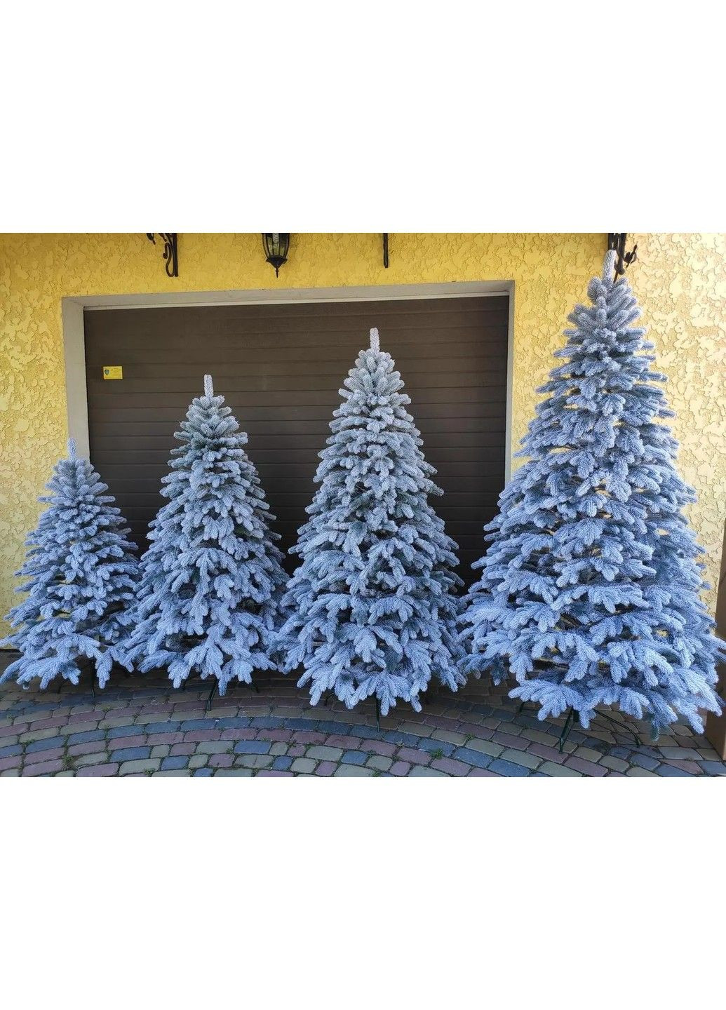 Лита штучна ялинка Елітна засніжена (висота – 2.10 м) No Brand (332635743)