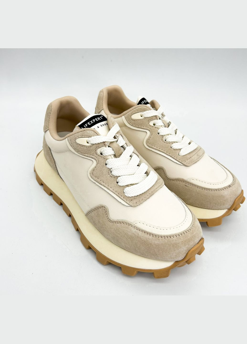 Кросівки (р) Текстиль/Замша 0-1-1-A-09-2266-2 Lifexpert бежеві (304214644)