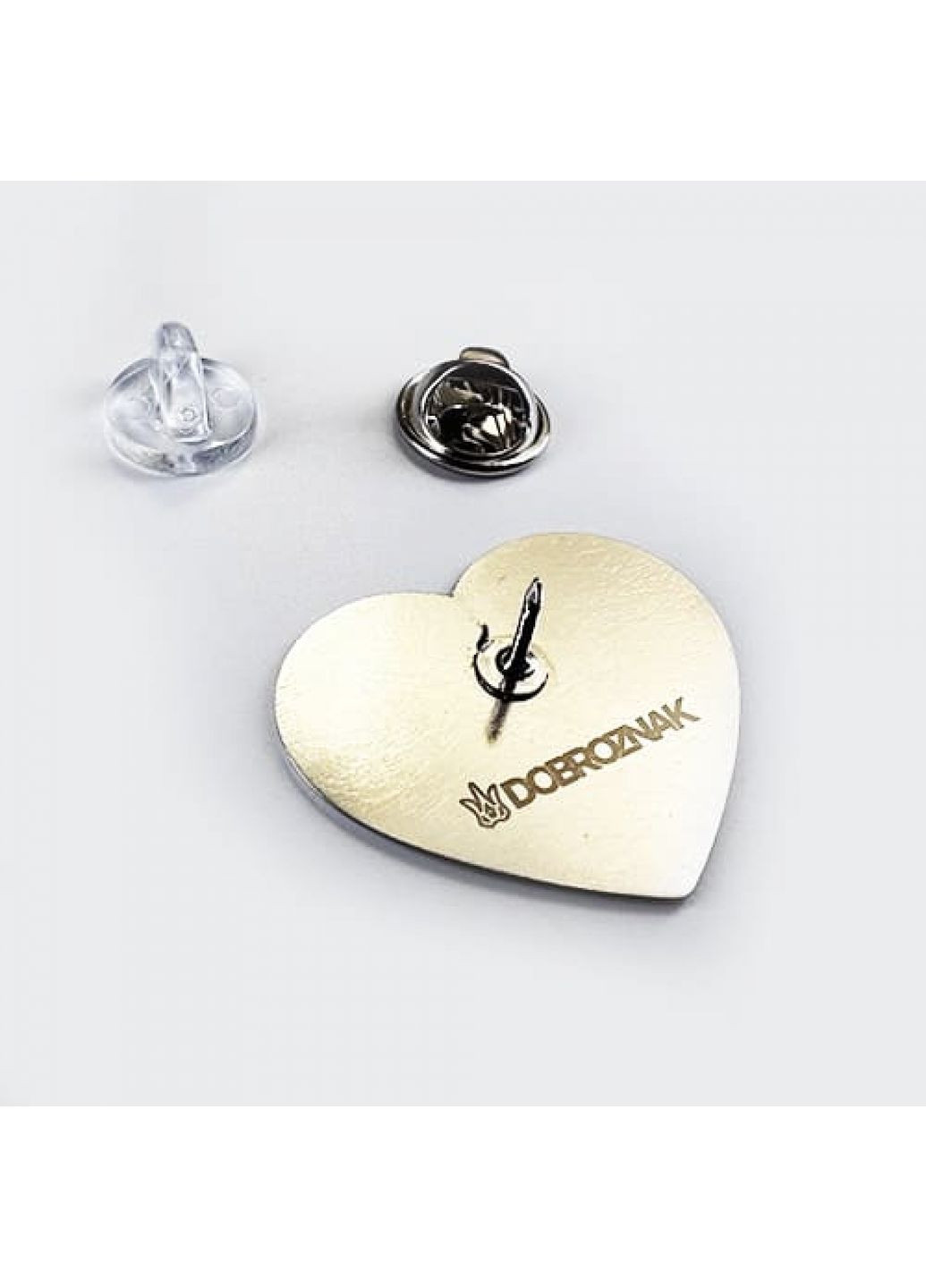 Пен на одежду Сердце Stay with Ukraine Dobroznak (365246390)