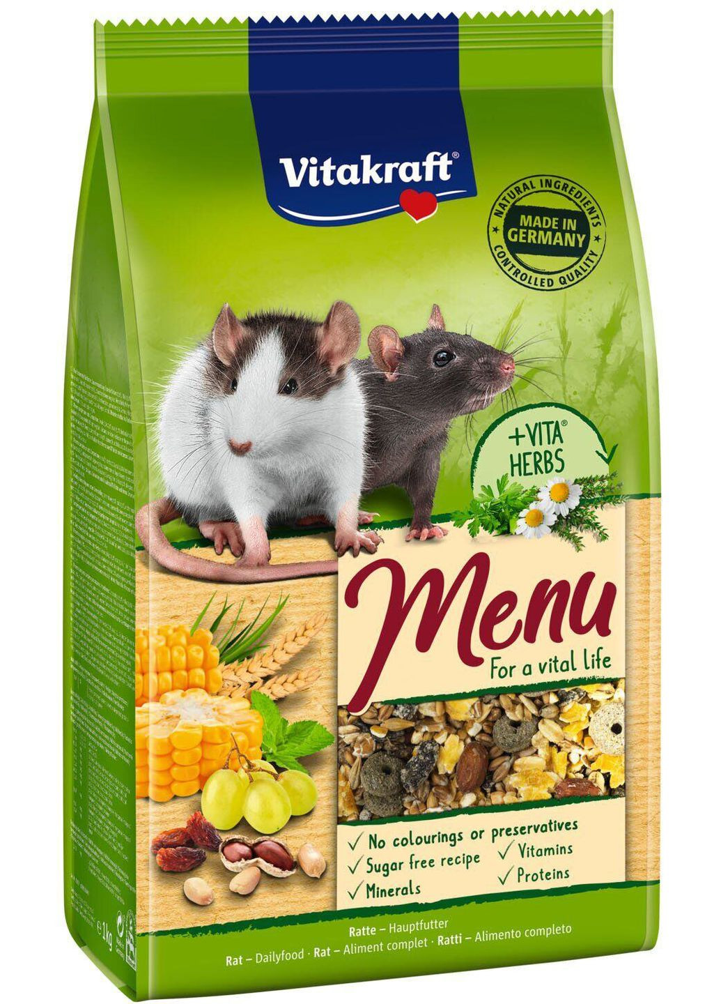 Корм для щурів Menu 800 г (4008239249586) Vitakraft (316032946)