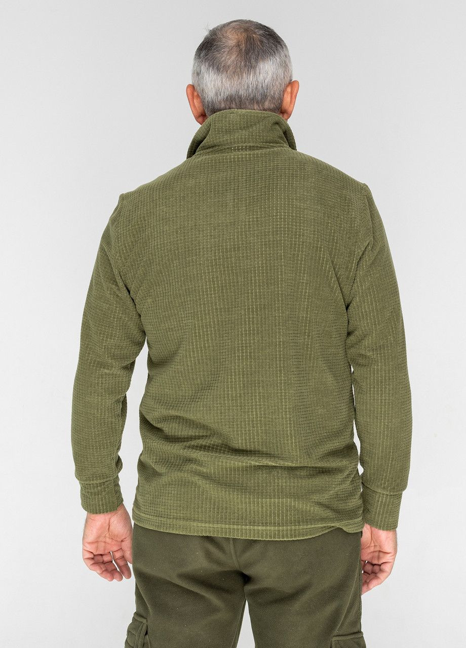 Гольф чоловічий з довгим рукавом та коміром-стійка (хакі) GorLin (307054449)