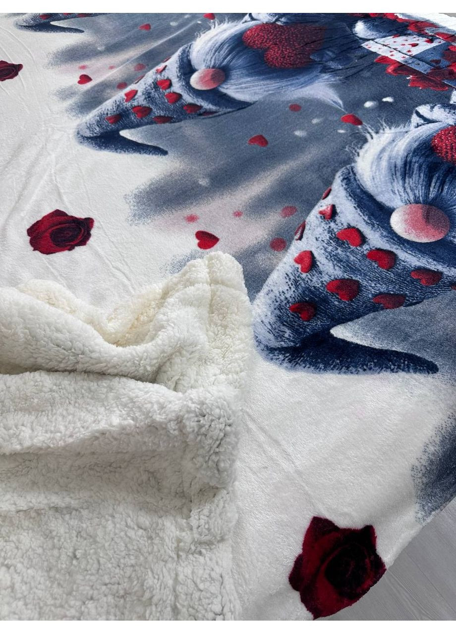 Новогодний плед на овчине Vishnya (368971067)