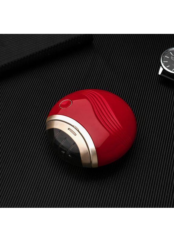 Електропилка для нігтів зі сталевими лезами з портом USB 64х64х32мм Red No Brand (350349236)