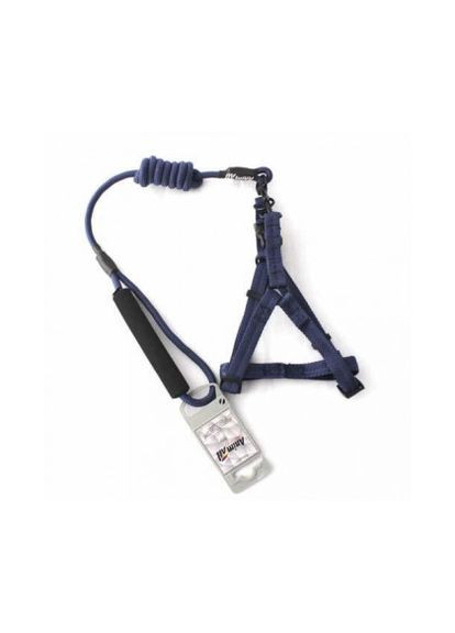 Шлея з поводком для собак HJ-Y304-LH Navy 10х1200х20мм AnimAll (278309080)