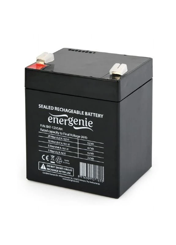 Аккумуляторная батарея 12V 5AH (BAT-12V5AH) AGM EnerGenie (386037971)