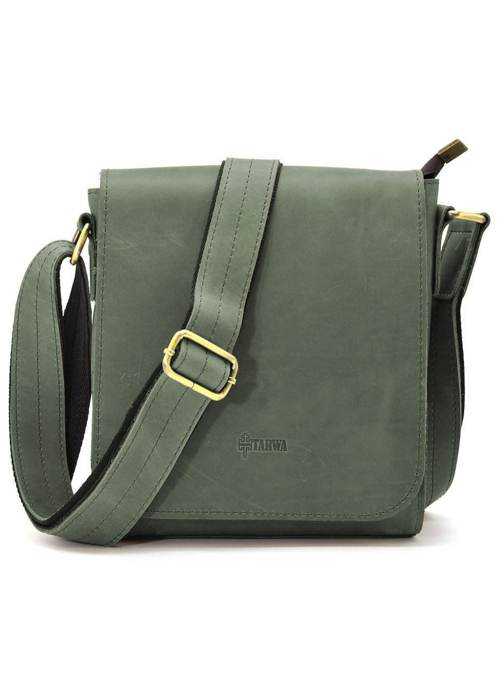 Мужская кожаная сумка через плечо 26х22х6 см TARWA (315873706)
