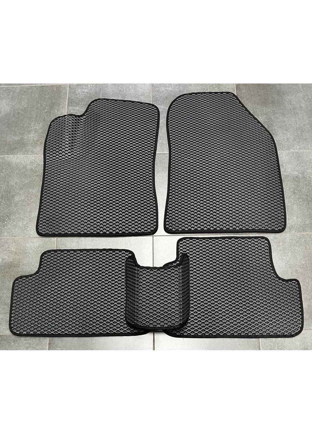 Килимки в салон з 3Д лапою для Ford 2002-2013/ Форд Конект, Сірі Eva Connect (368156814)