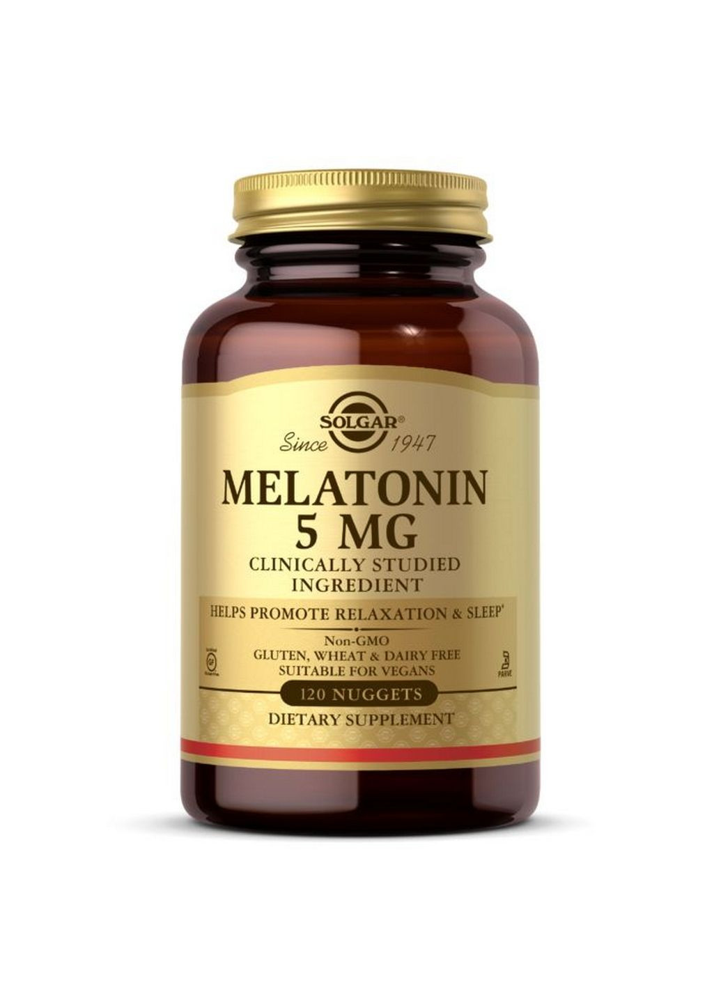 Натуральная добавка Melatonin 5 mg, 120 таблеток Solgar (293481063)