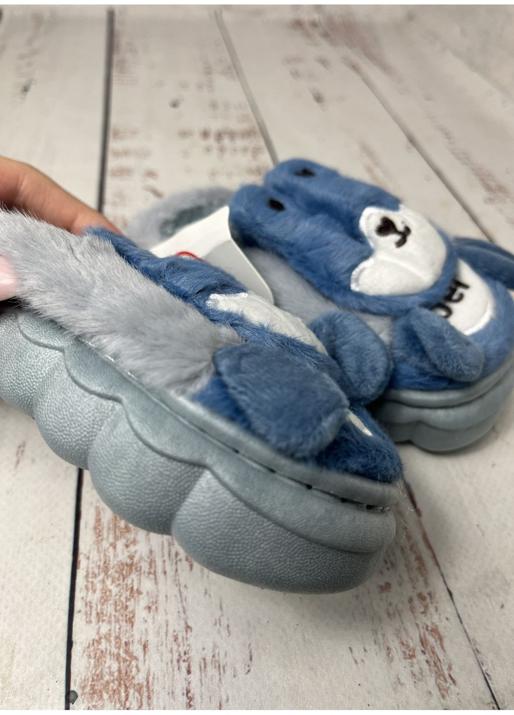 Капці домашні дитячі на хлопчика Fangre Блакитний (1220-2) Elmob (367928840)