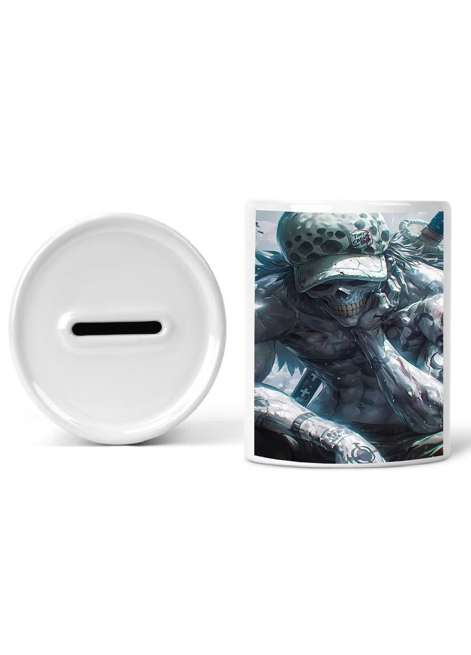 Скарбничка, копілка для грошей Аніме Ван піс #0019 біла керамічна No Brand (315046053)