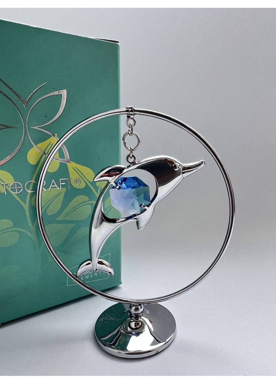 Фігурка зі стразами Swarovski Дельфін см 10276 Crystocraft (370368908)