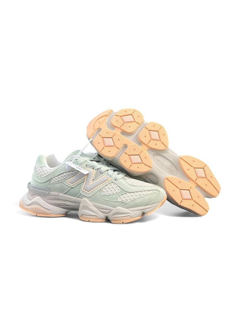 Сірі Осінні кросівки чоловічі new balance 9060 missing pieces silver moss green нью беланс 9060 No Brand