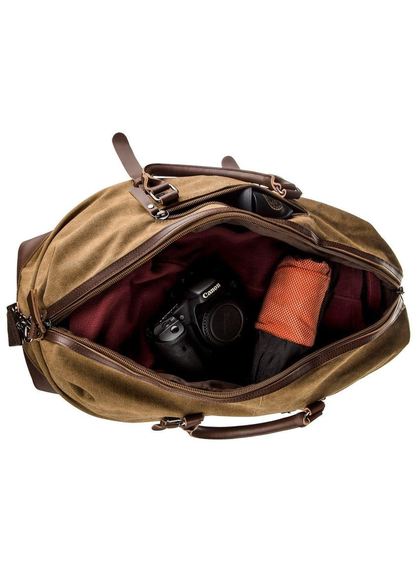 Дорожная текстильная сумка большая 20168 Песочная Vintage (297129845)