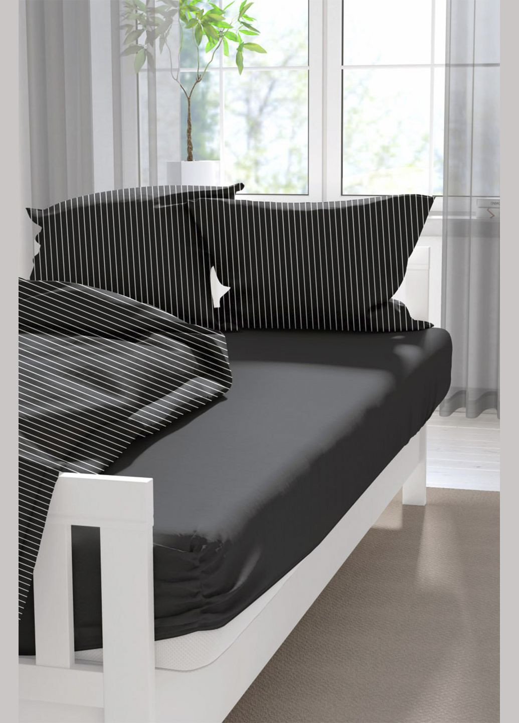 Наволочки 70х70 цвет черный ЦБ-00277711 Lelit (330274333)