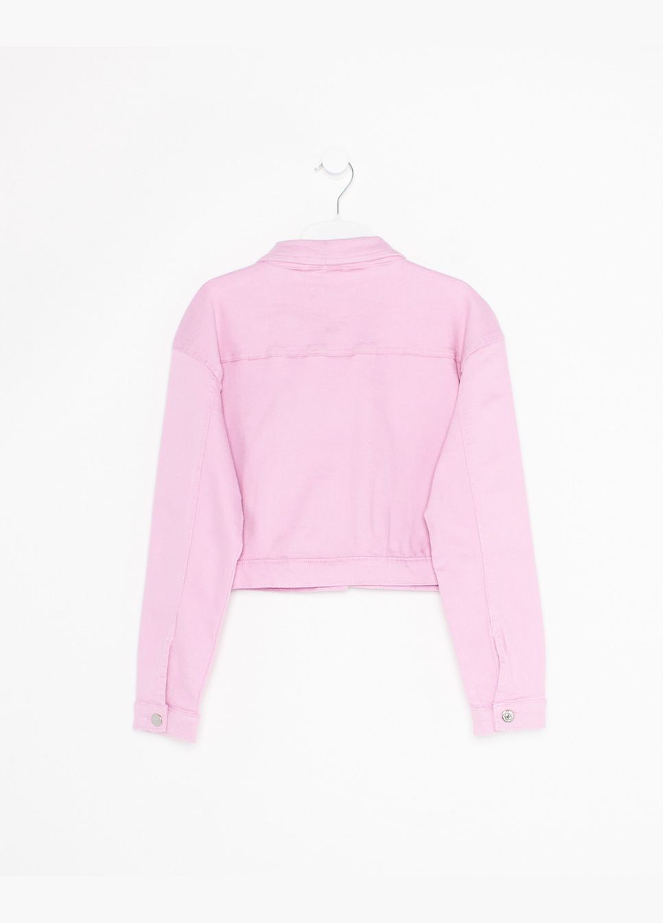 Світло-рожева джинсова куртка,світло-рожевий, Parisian