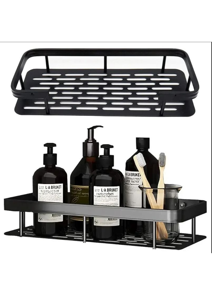 Підвісна металева полиця для ванної кімнати Bathroom shelf Органайзер до ванної До 10 кг No Brand (317274402)