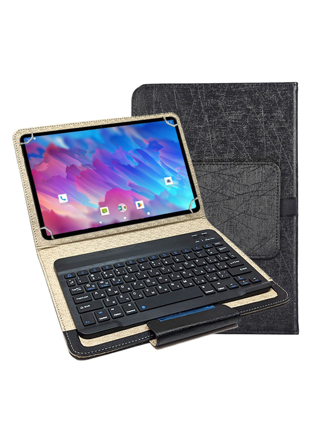 Планшет-телефон DUAL SIM 10,1" IPS FULL HD 1920x1200 Grey з чохлом з Bluetooth клавіатурою Adronix Neo Tаb 10 LTE 6GB/128GB (327429260)