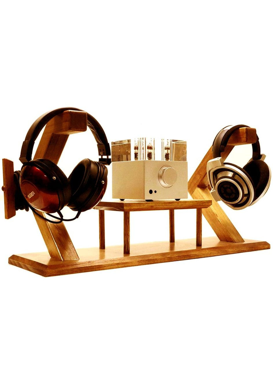 Стойка для наушников из дерева Дафлер сиена (НУП-004405) No Brand (328414882)