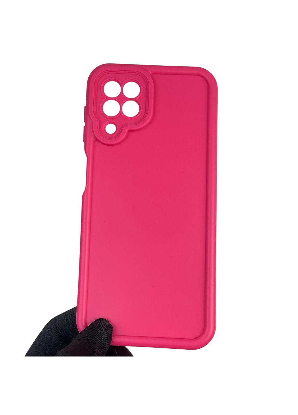 Чехол силиконовый Soft Touch для Galaxy M32 4G (SM-M325F) малиновый (Полная защита камеры) Samsung (366390142)