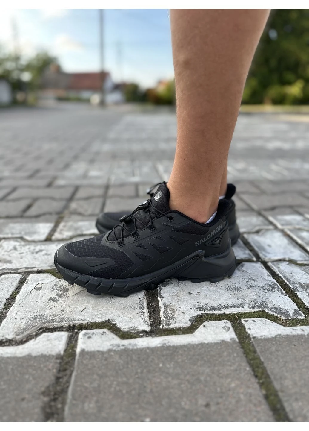 КРОССОВКИ ЖЕНСКИЕ SALOMON CONTRAGRIP GORE-TEX BLACK САЛОМОН КОНТРАГРИП ЧЕРНЫЕ No Brand чёрные демисезоны (392025053)