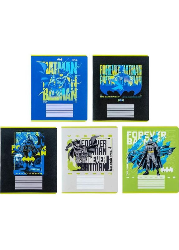 Набор тетрадей DC Comics А5 в клетку 18 листов 20 шт. () Kite DC24-236 (340717126)