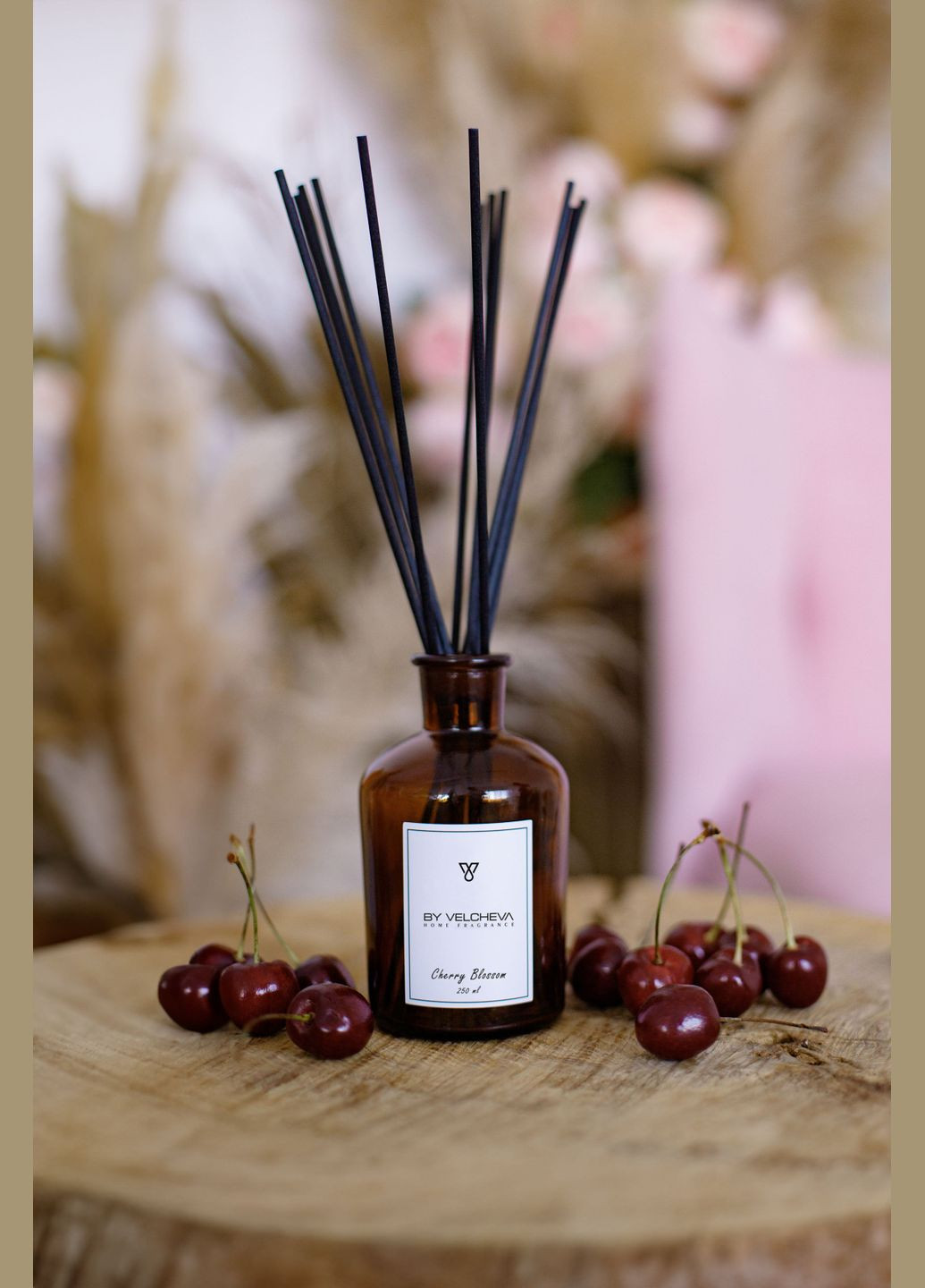 Дифузор (фруктовий аромат: вишня, мигдаль, троянда, жасмин) BY VELCHEVA CHERRY BLOSSOM (333032229)