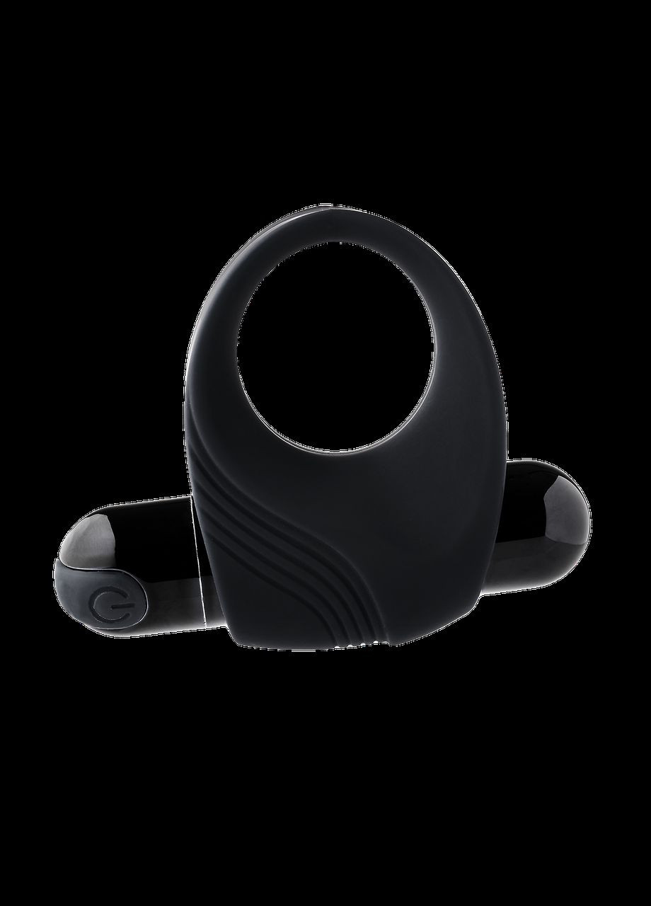 Ерекційне кільце з вібрацією Dream Toys Ramrod чорне, 8 х 3.2 см No Brand (303909180)