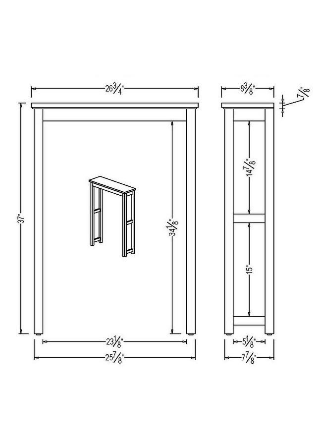 Стелаж над унітазом з дерева Айдоун маренго (СУТ-002019) No Brand (328293248)