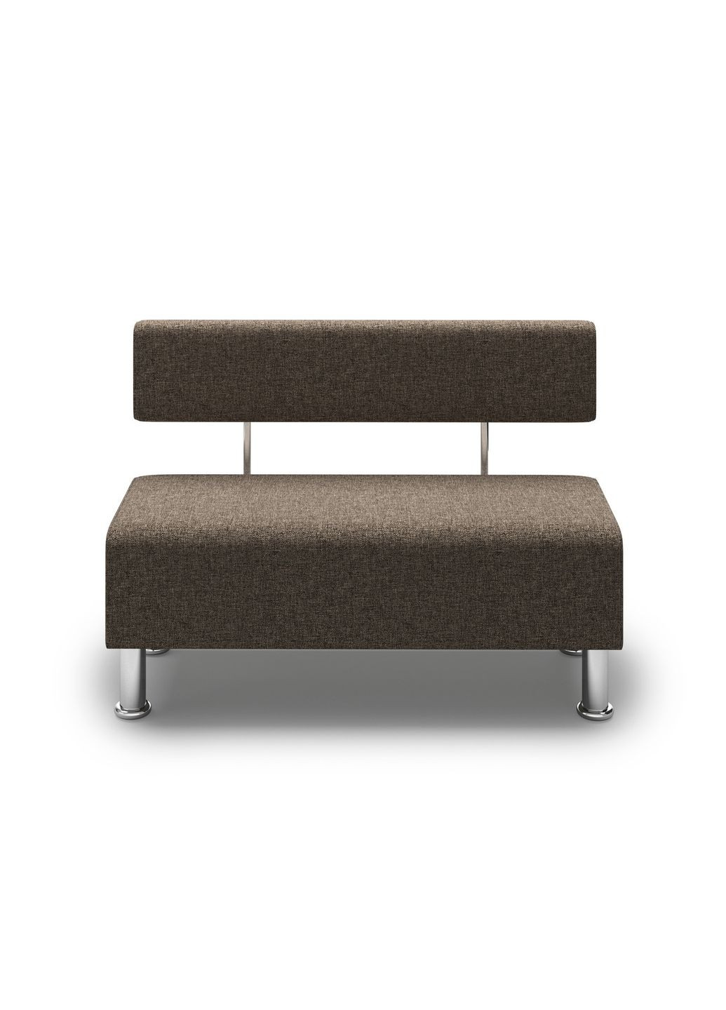 Диван офісний Pixel 1200x420x730 кавовий SN04 Для школи, лікарні, очікування, приймальні BNB Mebli (331163038)