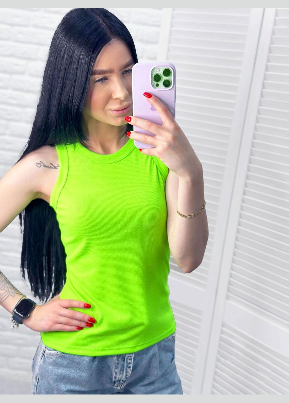 Майка женская рубчик Fashion Girl — 317235055