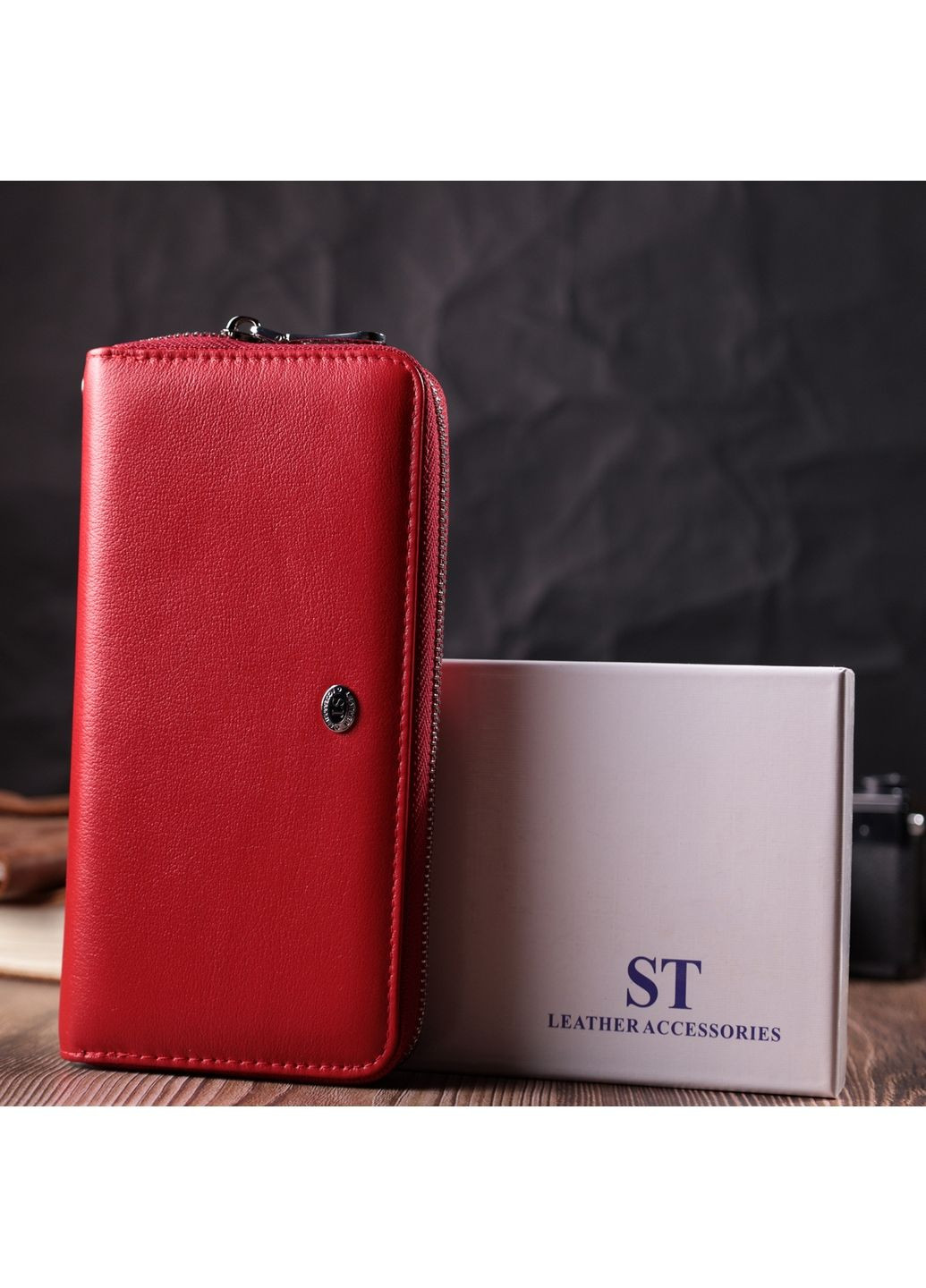 Женский кожаный кошелек 20х10х2 см st leather (288048254)