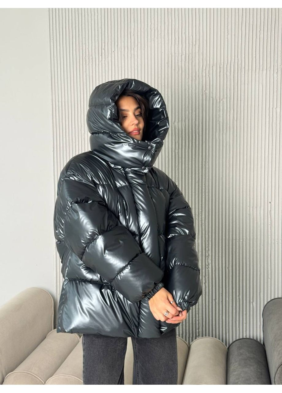 Чорний зимній Пуховик Vakko