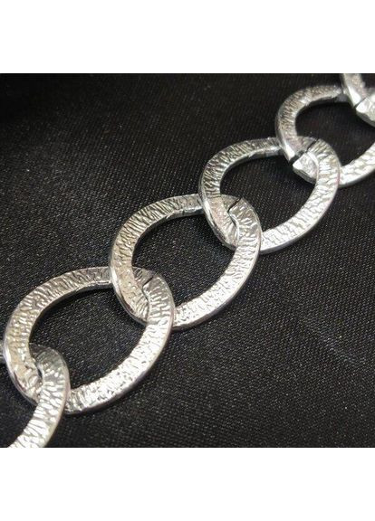 М'який ланцюг для сумок та одягу на метраж, колір срібло Plus-plus (360890843)