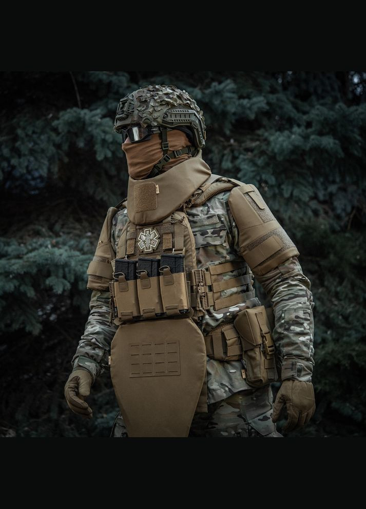 Нашивка Paramedic (вышивка) Coyote M-TAC (315147941)