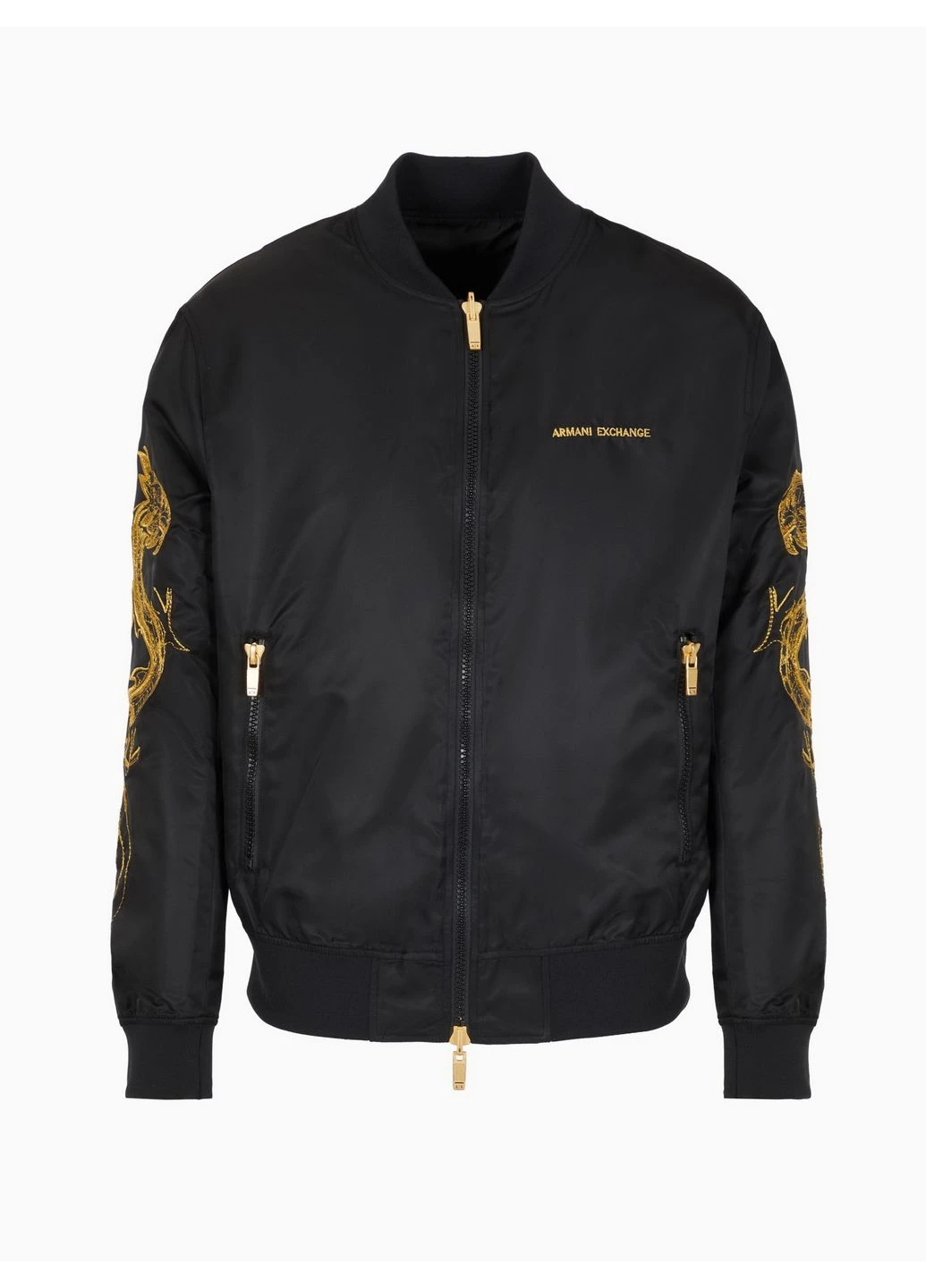 Чорна демісезонна бомбер 8345237 wh4110 Armani Exchange