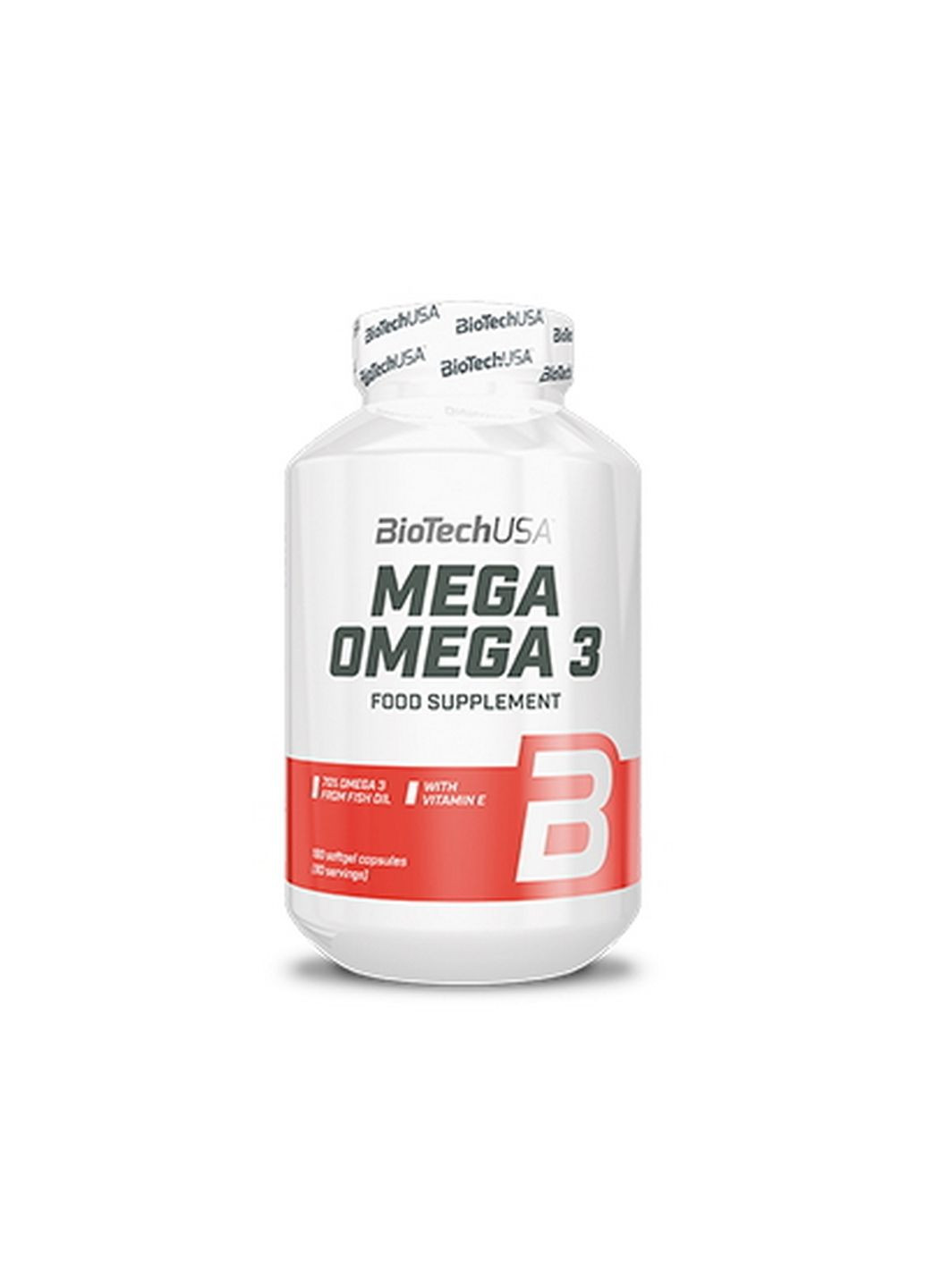 Жирные кислоты Mega Omega 3, 180 капсул Biotech (293478409)